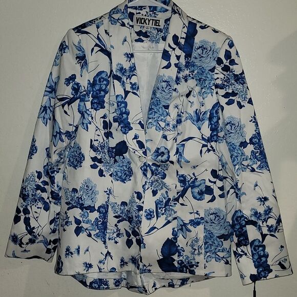 Vintage Vicky Tiel Blazer sz 12 NWT - Picture 1 of 6